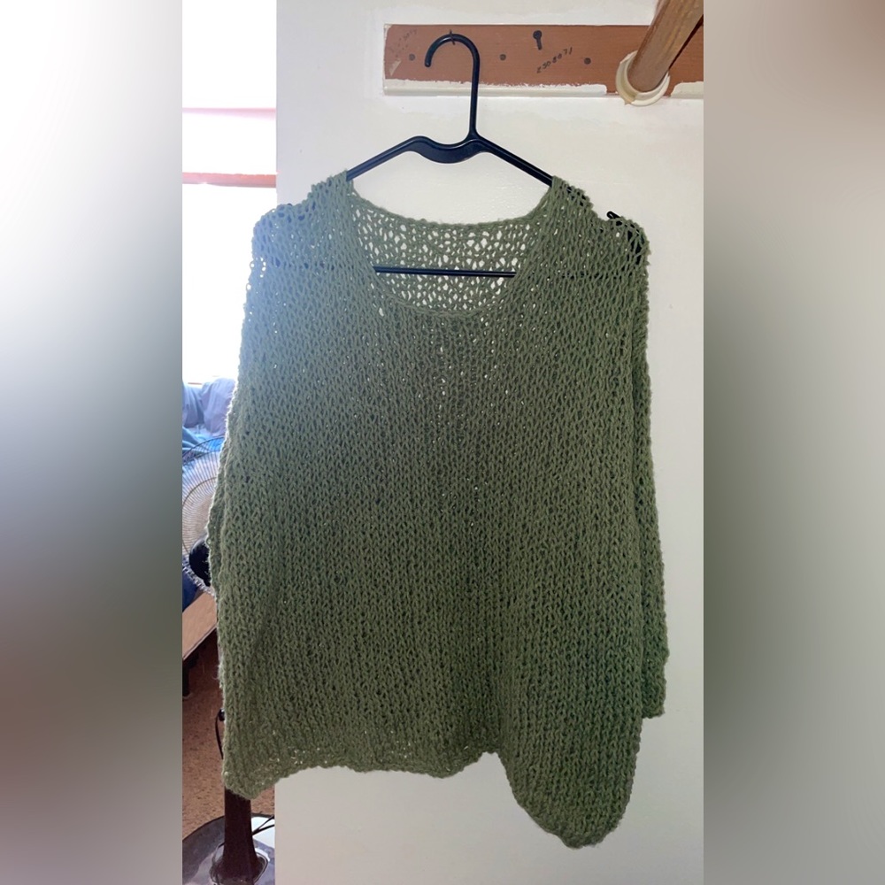 Open Knit Handmade Sweater